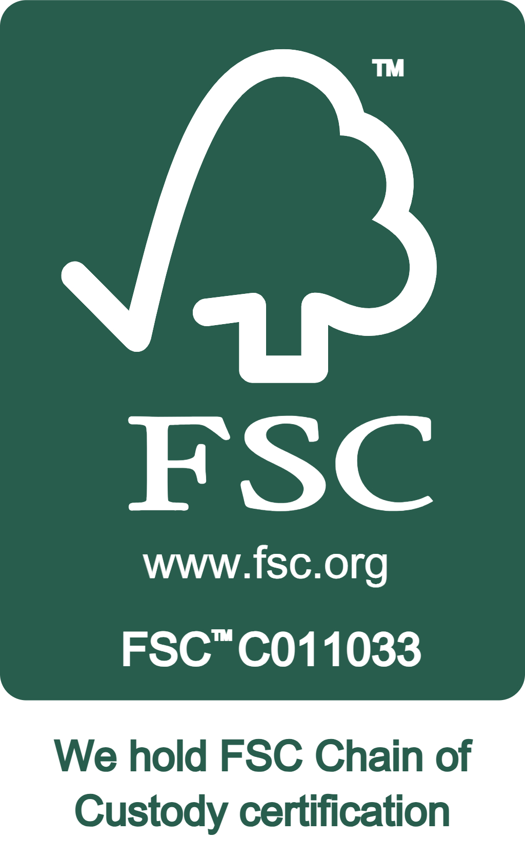 FSC FSC certified - FSC C011033
